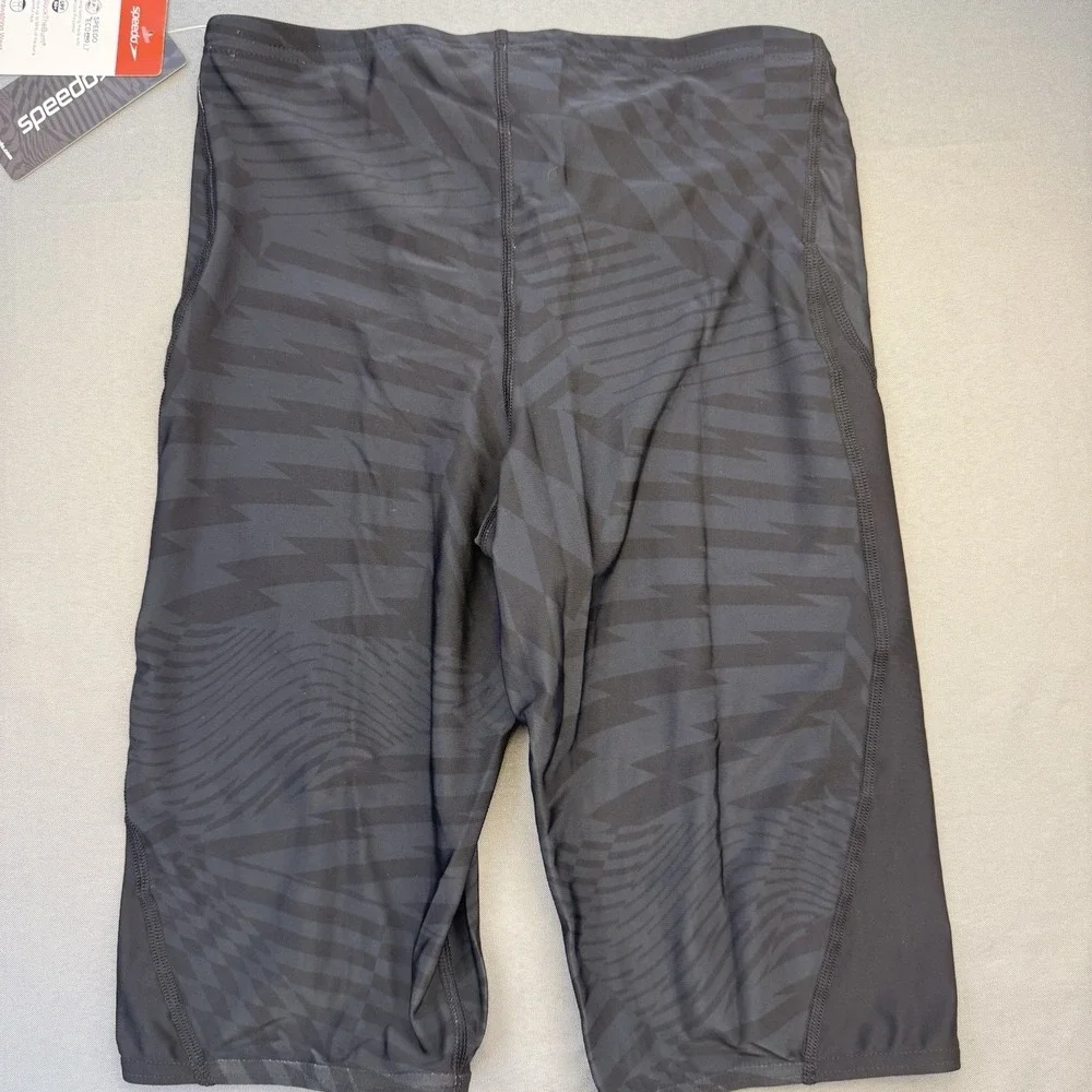 Speedo Black Deep Storm - Anthracite Pro LT Jammer Shorts Mens‎ Size 32 NEW!